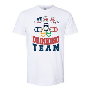 USA Drinking Team Olympics Softstyle CVC T-Shirt