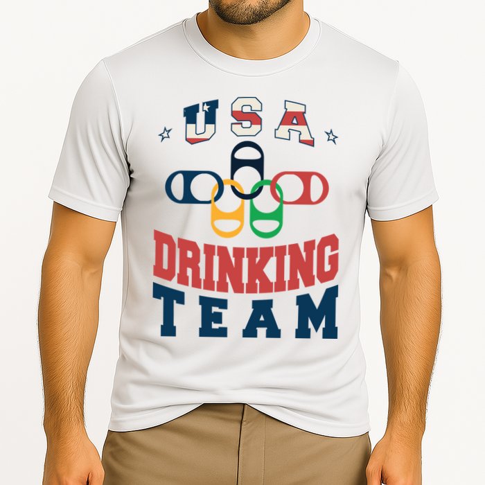 USA Drinking Team Olympics Cooling Performance Crew T-Shirt