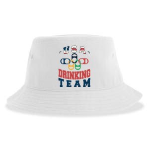 USA Drinking Team Olympics Sustainable Bucket Hat