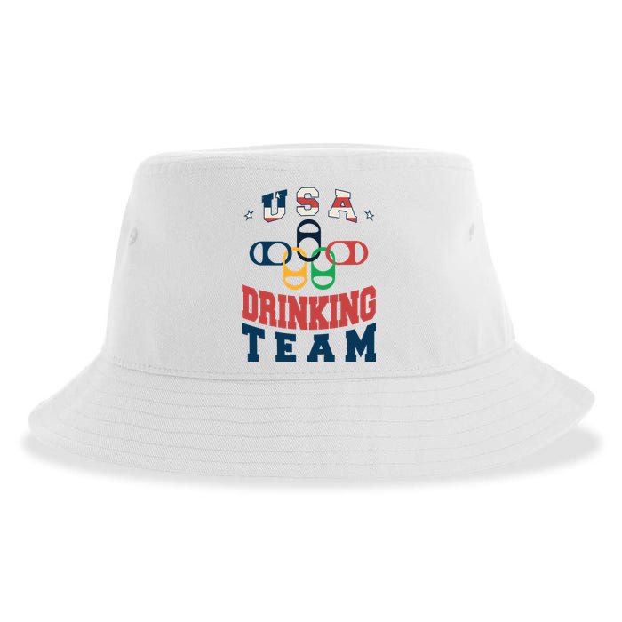 USA Drinking Team Olympics Sustainable Bucket Hat