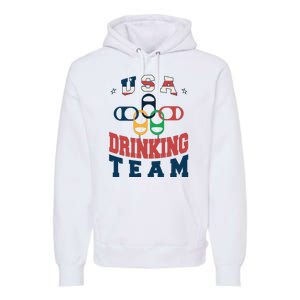 USA Drinking Team Olympics Premium Hoodie