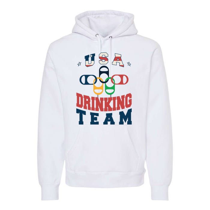 USA Drinking Team Olympics Premium Hoodie