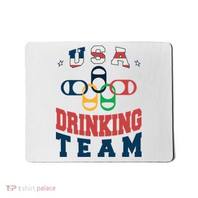 USA Drinking Team Olympics Mousepad