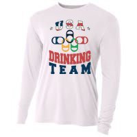 USA Drinking Team Olympics Cooling Performance Long Sleeve Crew