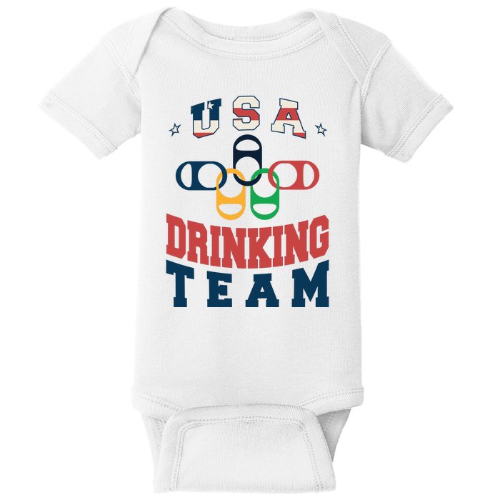 USA Drinking Team Olympics Baby Bodysuit