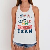 USA Drinking Team Olympics Women's Knotted Racerback Tank