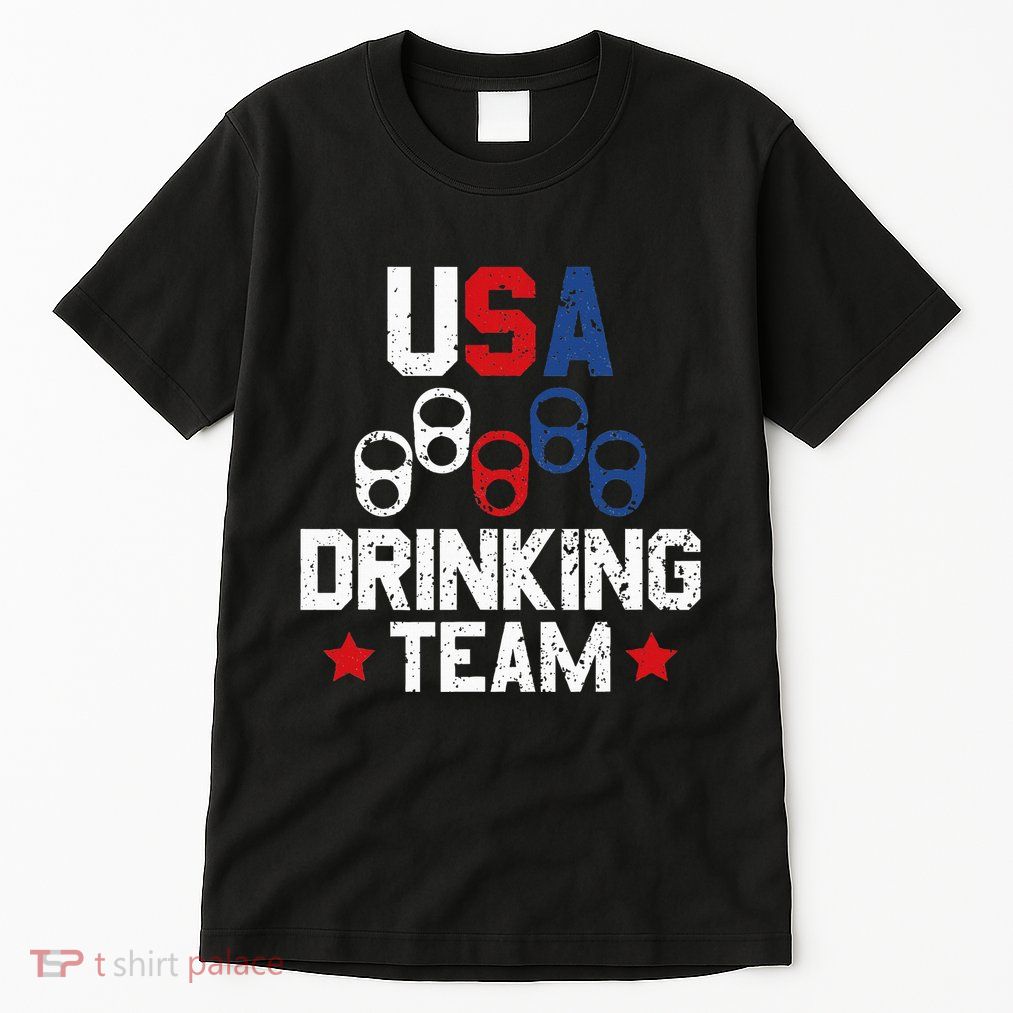 Usa Drinking Team Flag Tall T-Shirt