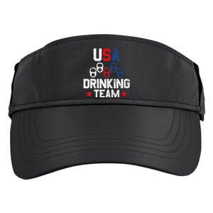 Usa Drinking Team Flag Adult Drive Performance Visor