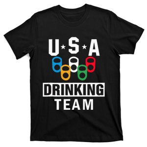 USA Drinking Team  Beer Party Funny T-Shirt