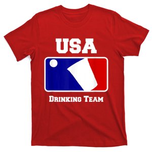 Usa Drinking Team Funny Party Beer Pong Games T-Shirt