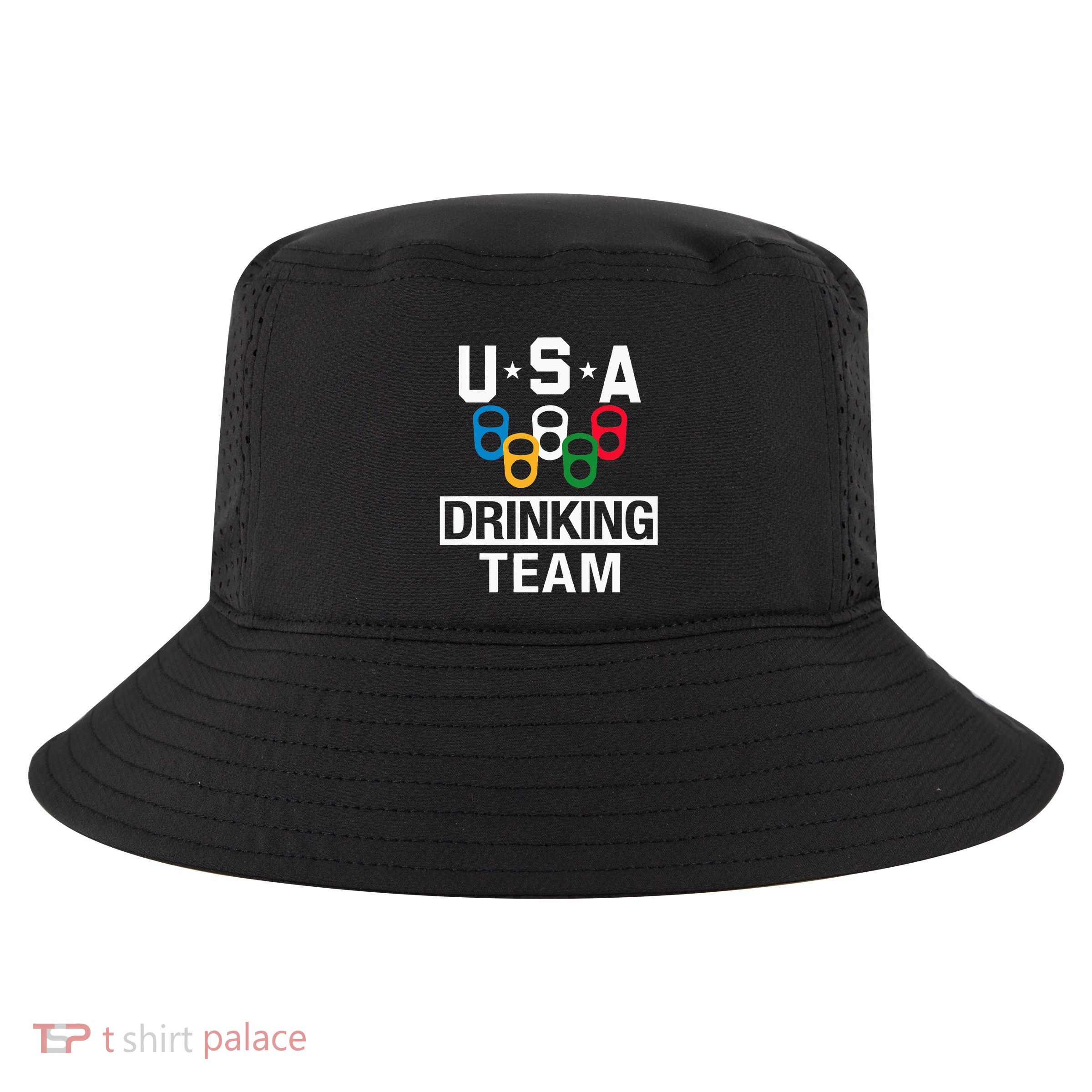 Usa Drinking Team Beer Party Cool Comfort Performance Bucket Hat