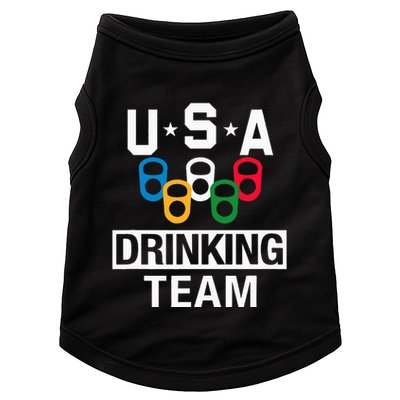 Usa Drinking Team Beer Party Doggie Tank