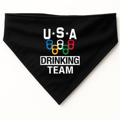 Usa Drinking Team Beer Party USA-Made Doggie Bandana