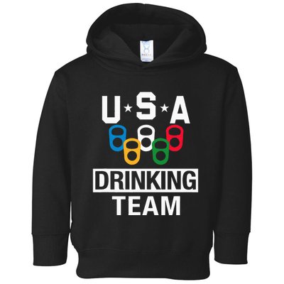 Usa Drinking Team Beer Party Toddler Hoodie