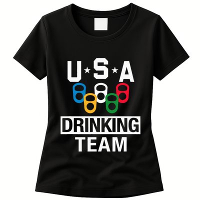 Usa Drinking Team Beer Party Womens T-Shirt