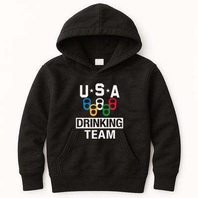 Usa Drinking Team Beer Party Kids Hoodie