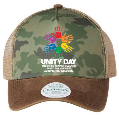 Unity Day Together Against Bullying United For Kindness Acceptance Inclusion Legacy Tie Dye Trucker Hat