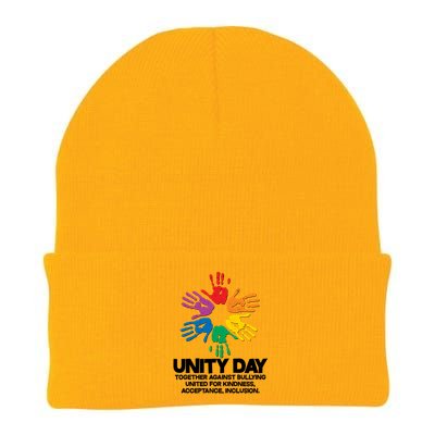 Unity Day Together Against Bullying United For Kindness Acceptance Inclusion Knit Cap Winter Beanie