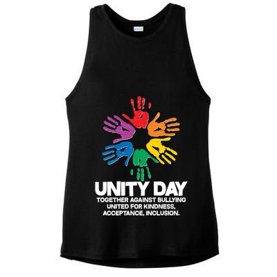 Unity Day Together Against Bullying United For Kindness Acceptance Inclusion Ladies PosiCharge Tri-Blend Wicking Tank