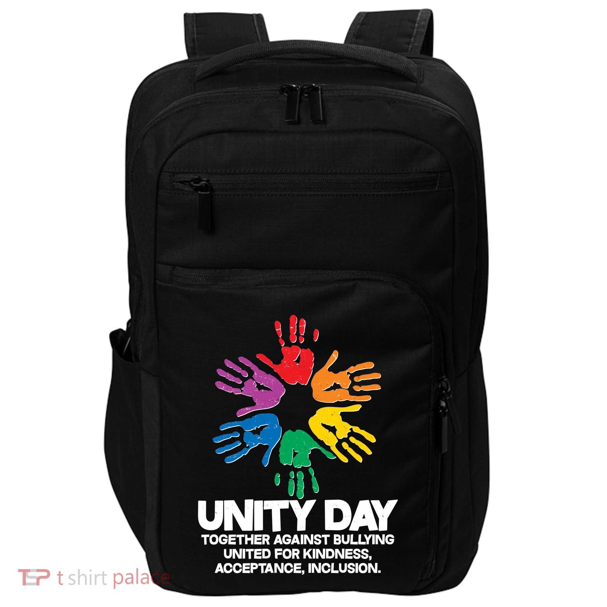 Unity Day Together Against Bullying United For Kindness Acceptance Inclusion Impact Tech Backpack