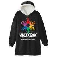 Unity Day Together Against Bullying United For Kindness Acceptance Inclusion Hooded Wearable Blanket