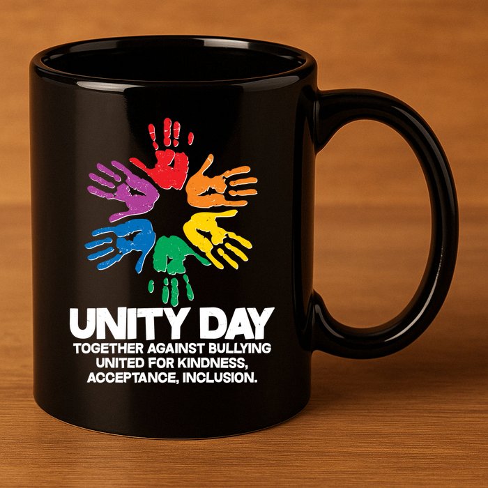 Unity Day Together Against Bullying United For Kindness Acceptance Inclusion 11oz C Handle Ceramic Mug