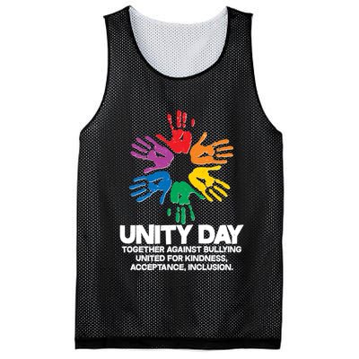 Unity Day Together Against Bullying United For Kindness Acceptance Inclusion Mesh Reversible Basketball Jersey Tank