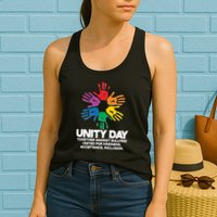 Unity Day Together Against Bullying United For Kindness Acceptance Inclusion Womens Tank Top