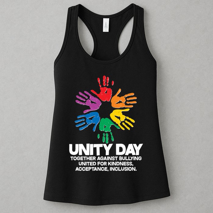 Unity Day Together Against Bullying United For Kindness Acceptance Inclusion Womens Tank Top