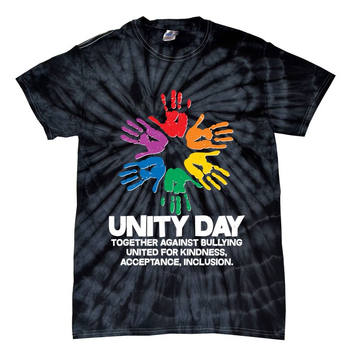 Unity Day Together Against Bullying United For Kindness Acceptance Inclusion Tie-Dye T-Shirt