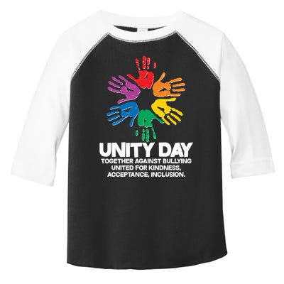 Unity Day Together Against Bullying United For Kindness Acceptance Inclusion Toddler Fine Jersey T-Shirt