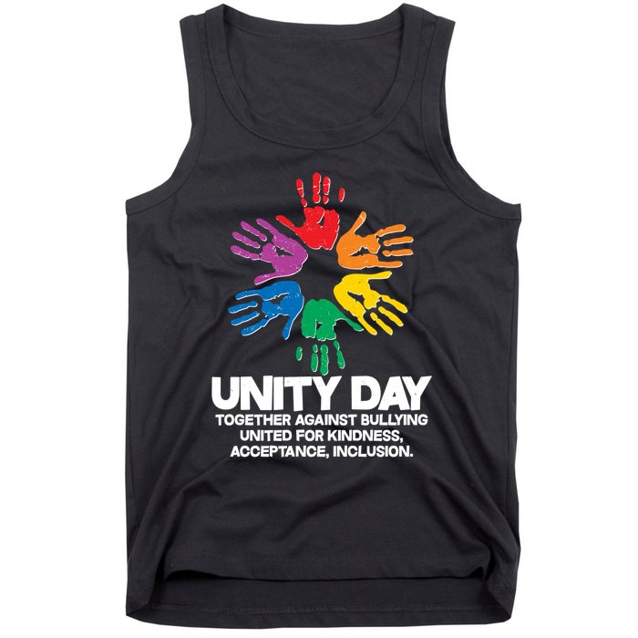 Unity Day Together Against Bullying United For Kindness Acceptance Inclusion Tank Top