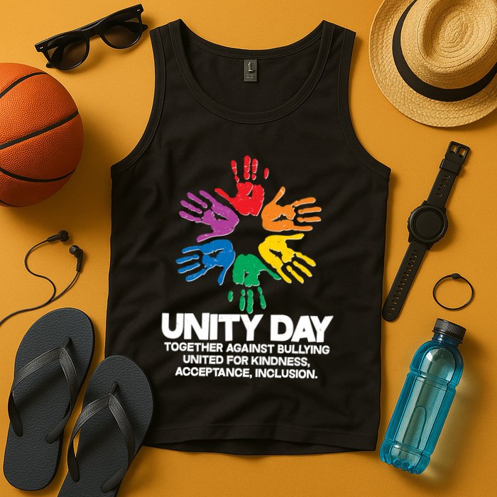 Unity Day Together Against Bullying United For Kindness Acceptance Inclusion Tank Top
