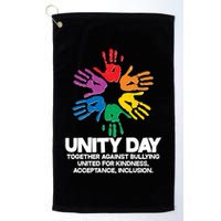Unity Day Together Against Bullying United For Kindness Acceptance Inclusion Golf Towel