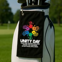 Unity Day Together Against Bullying United For Kindness Acceptance Inclusion Golf Towel