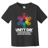 Unity Day Together Against Bullying United For Kindness Acceptance Inclusion Toddler T-Shirt