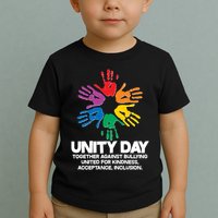 Unity Day Together Against Bullying United For Kindness Acceptance Inclusion Toddler T-Shirt