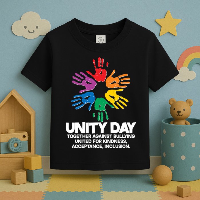 Unity Day Together Against Bullying United For Kindness Acceptance Inclusion Toddler T-Shirt