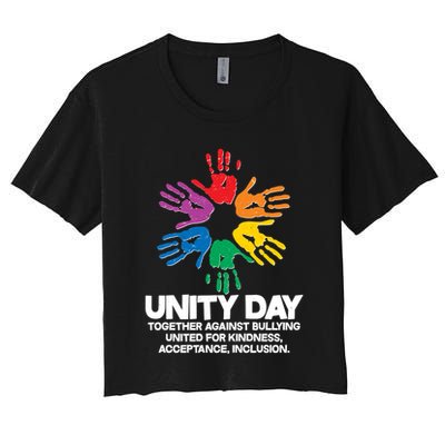Unity Day Together Against Bullying United For Kindness Acceptance Inclusion Crop Top