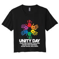 Unity Day Together Against Bullying United For Kindness Acceptance Inclusion Crop Top