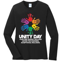 Unity Day Together Against Bullying United For Kindness Acceptance Inclusion Ladies Long Sleeve Shirt