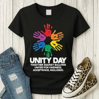 Unity Day Together Against Bullying United For Kindness Acceptance Inclusion Womens T-Shirt