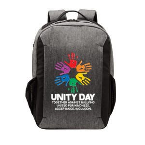 Unity Day Together Against Bullying United For Kindness Acceptance Inclusion Vector Backpack