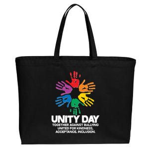 Unity Day Together Against Bullying United For Kindness Acceptance Inclusion Cotton Canvas Jumbo Tote