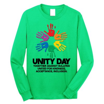 Unity Day Together Against Bullying United For Kindness Acceptance Inclusion Long Sleeve Shirt