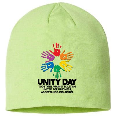 Unity Day Together Against Bullying United For Kindness Acceptance Inclusion Sustainable Beanie