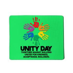 Unity Day Together Against Bullying United For Kindness Acceptance Inclusion Mousepad