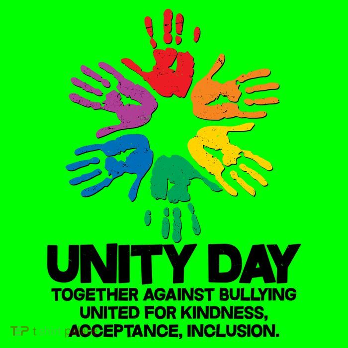 Unity Day Together Against Bullying United For Kindness Acceptance Inclusion Poster