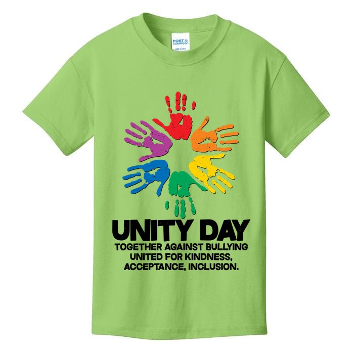 Unity Day Together Against Bullying United For Kindness Acceptance Inclusion Kids T-Shirt