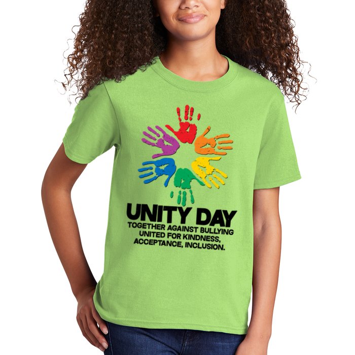 Unity Day Together Against Bullying United For Kindness Acceptance Inclusion Kids T-Shirt